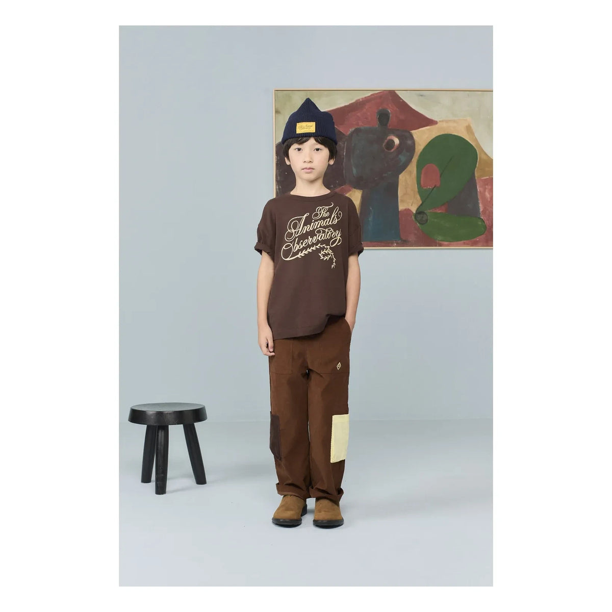 The Animals Observatory - Dunker The Animals Observatory T-Shirt Organic cotton | Brown