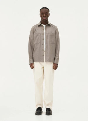Noyoco - Ottawa Virgin Wool Shirt Jacket | Natural