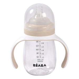 Béaba - 2-in-1 Baby Bottle and Teether | Clay