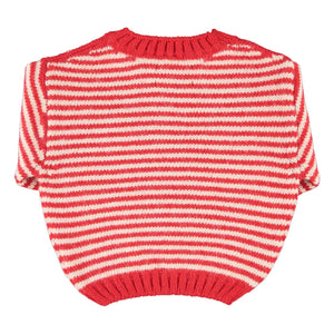 Piupiuchick - Striped Sweater | Red