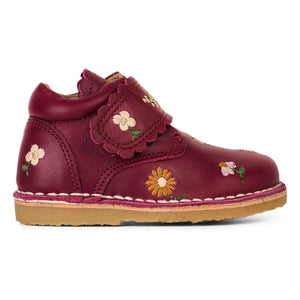 Petit Nord - Floral Embossed Boots - Uniqua Collection | Framboise