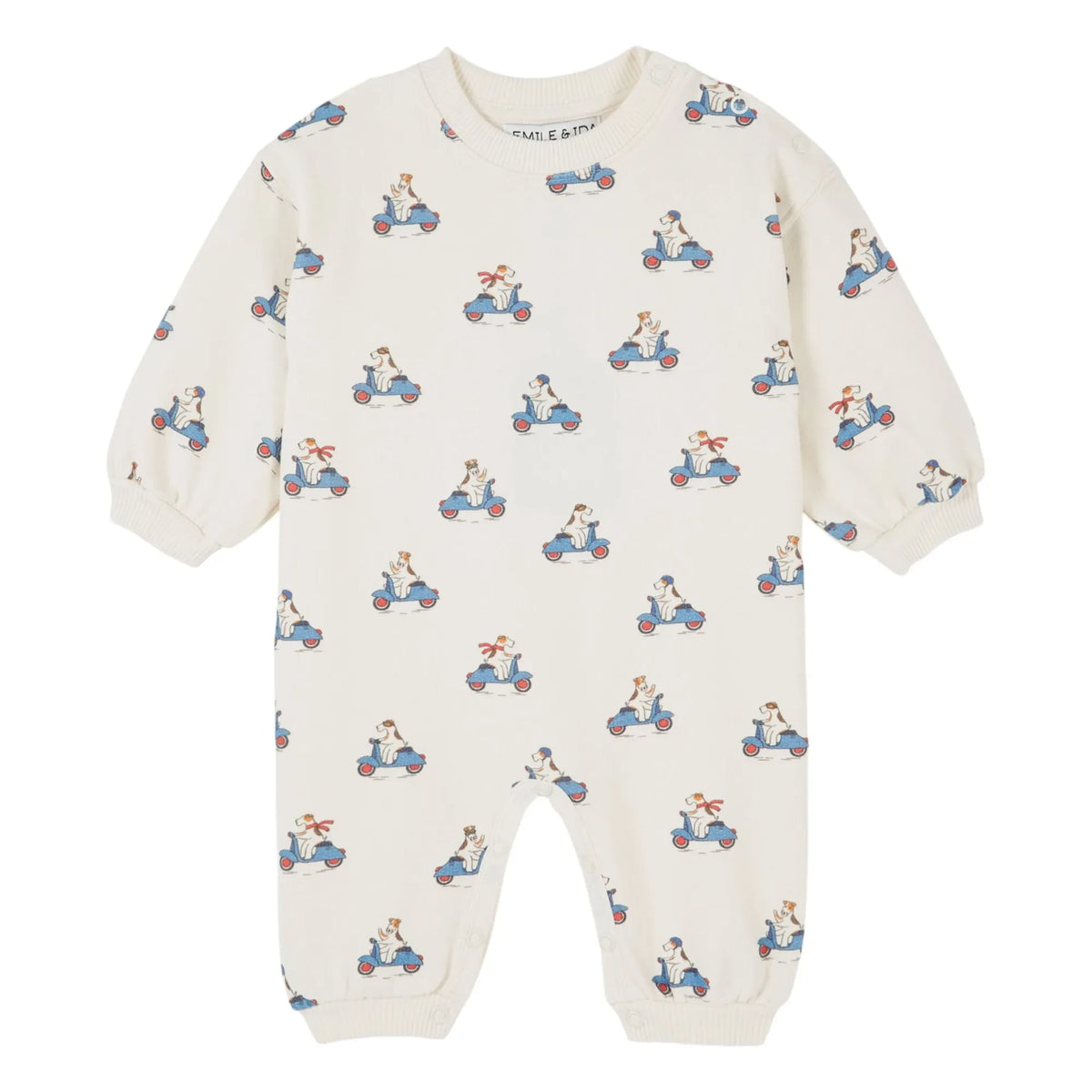 Emile et Ida - Organic Cotton Dog Jumpsuit | Ecru