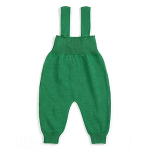 Bobo Choses - Organic Cotton Knitted Toadstool Overalls | Green