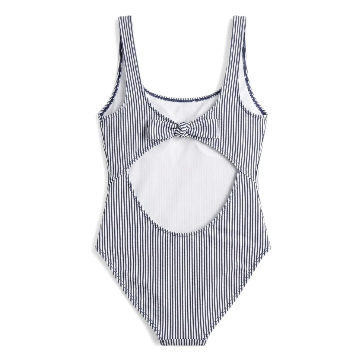 Smallable Kid - Salma Striped Swimsuit | Navy Blue