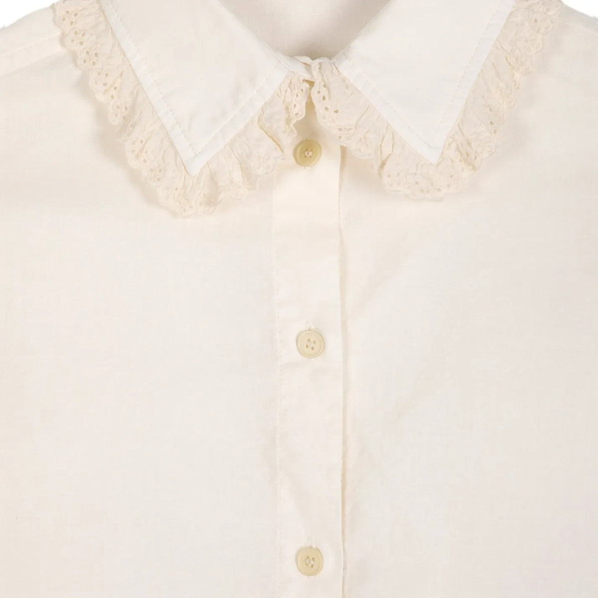 Bobo Choses - Organic cotton poplin shirt | Ecru