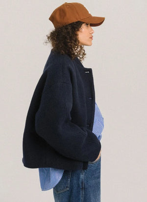 Tinsels - Destiny Cotton Jacket | Navy