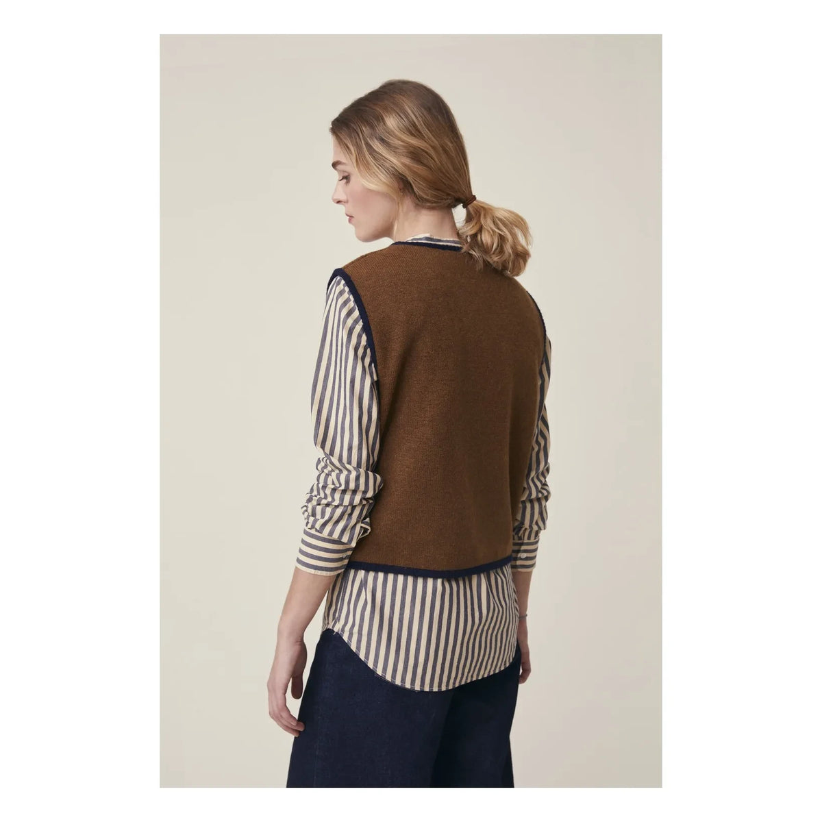 Moismont - Angèle Cardigan No. 232, Merino Wool | Brown