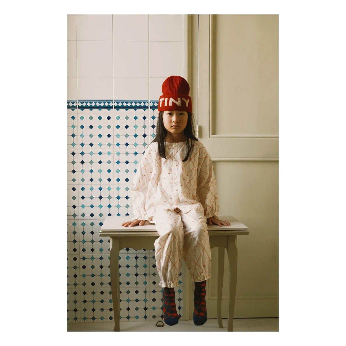 Tinycottons - "Geese" Pajama | White