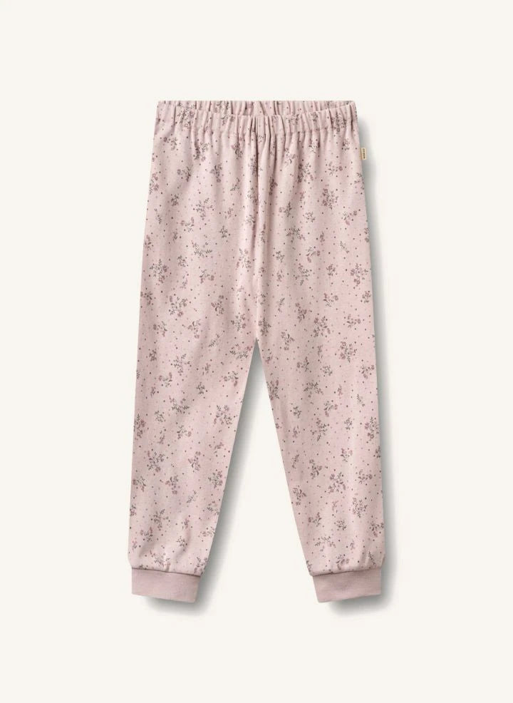 Wheat - Mila Fleuri Organic Cotton Pajamas | Powder Pink