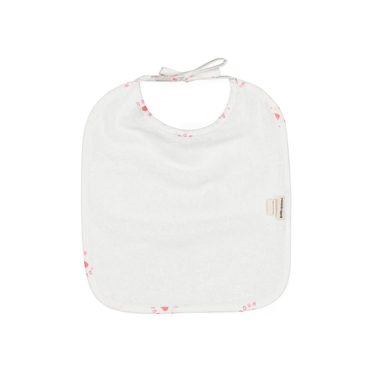 Rose in April - Bib Anna Boum Boum | White