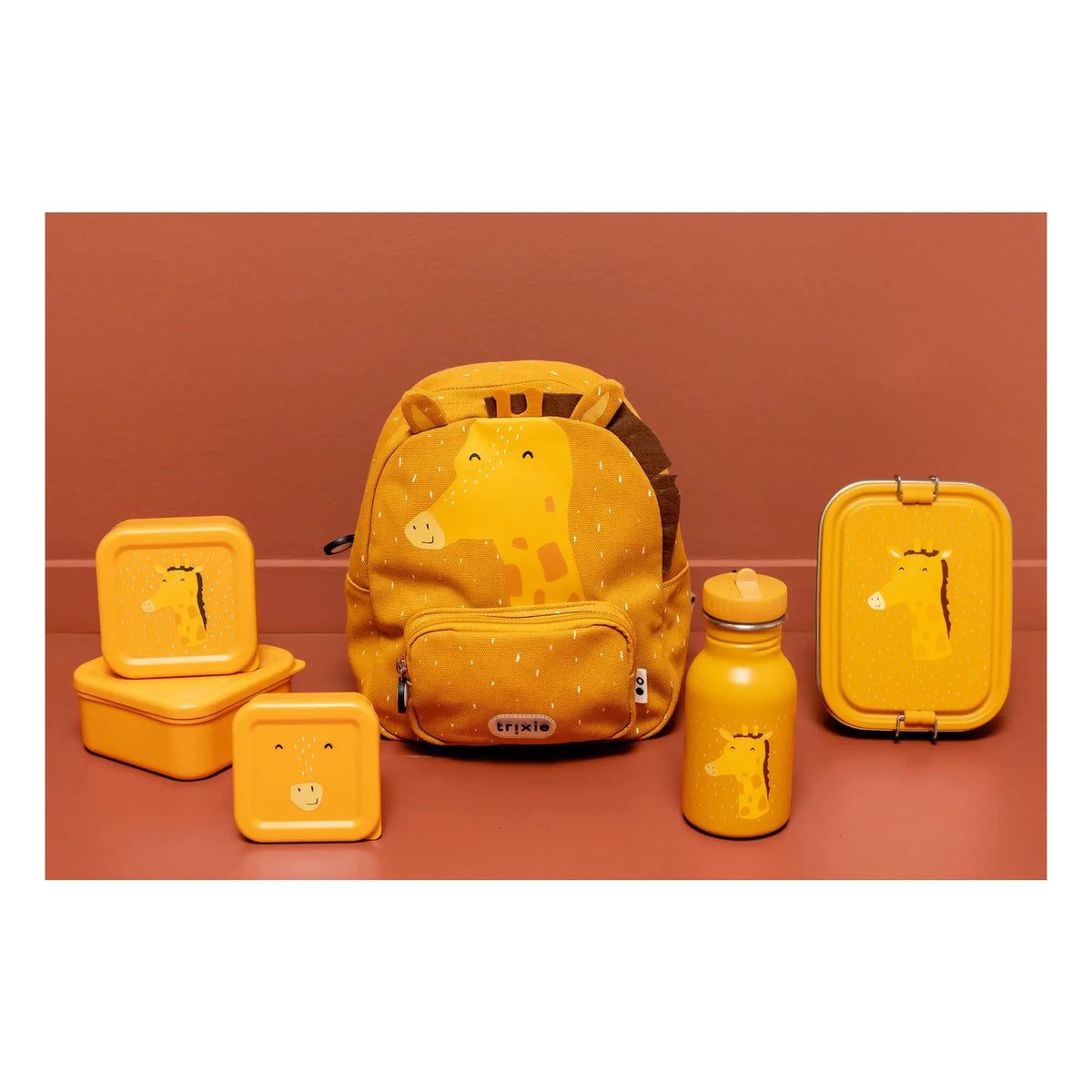 Trixie - Mr. Giraffe 350 ml Water Bottle | Apricot