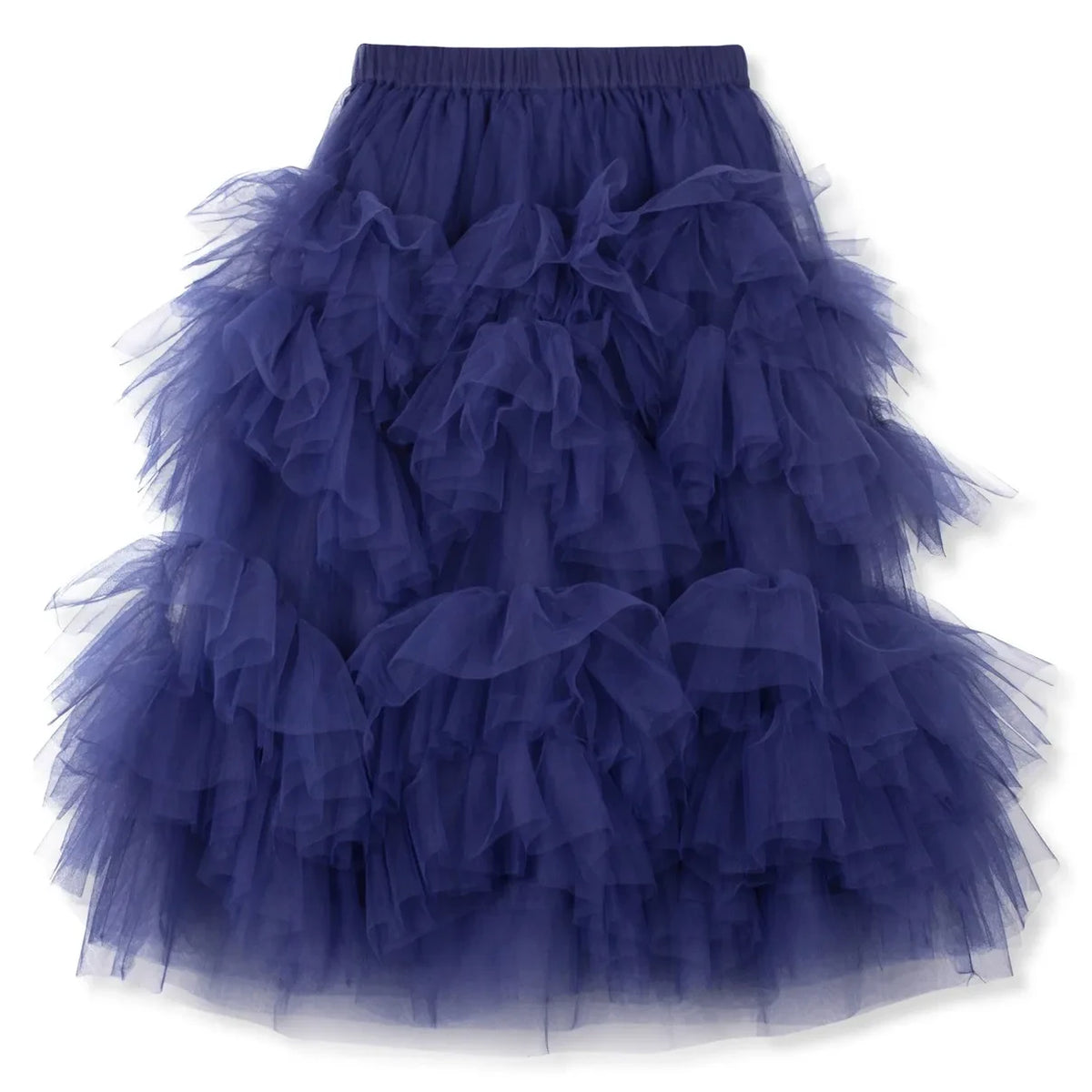 Wynken - Long Tulle Skirt | Blue