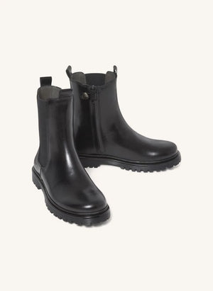 Angulus - Thick-Soled Chelsea Boots | Black