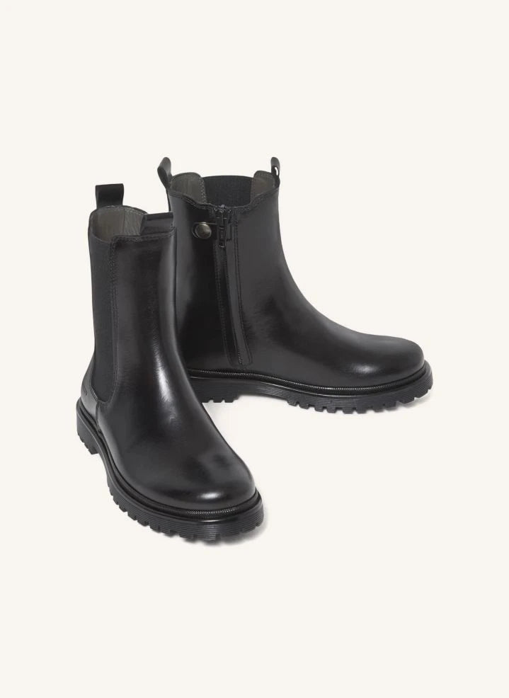 Angulus - Thick-Soled Chelsea Boots | Black