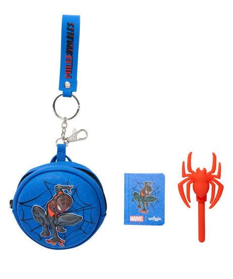 Smiggle - Spider Man Mini Kalem ve Not Defterli Anahtarlık-Dinossi