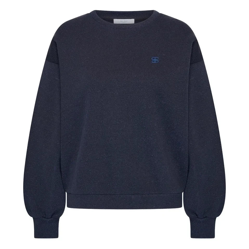 By Bar - Lili Sparkle cotton sweatshirt | Navy