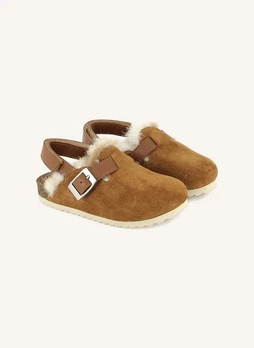 Bonton - Lined Slippers | Camel