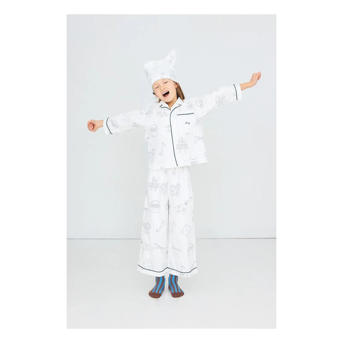 Tinycottons - Apple Pajamas | White