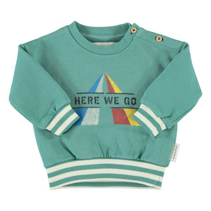 Piupiuchick - Here We Go Sweat Organic cotton | Green
