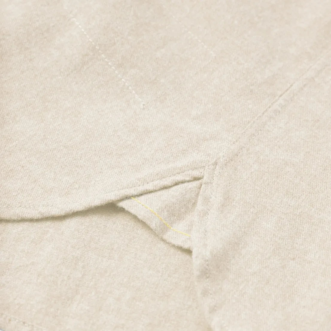 Universal Works - Square Neck Cotton Shirt | Ecru