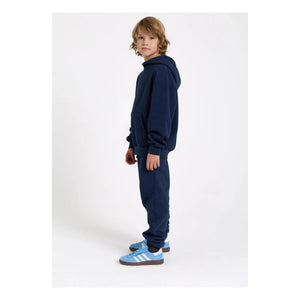 Smallable Kid - Washed blue organic cotton joggers