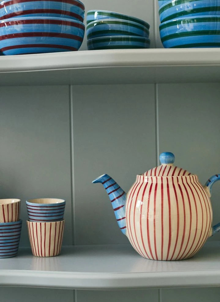 Anna + Nina - Percy Teapot | Red