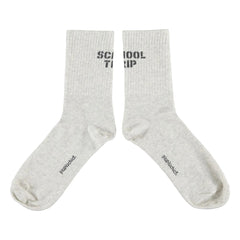 Piupiuchick - School Trip Socks | Heather Grey