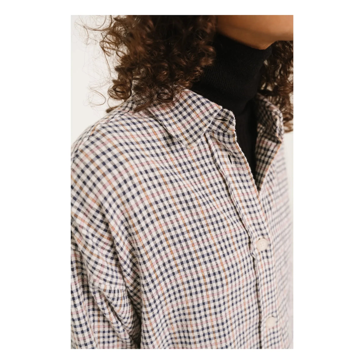 Sacrécoeur - Linetta Cotton Striped Shirt | Gray