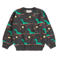 Bobo Choses - Organic Cotton Lake Sweater | Charcoal Grey