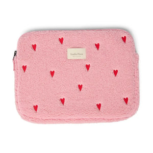 Studio Noos - Heart Laptop Case | Pink