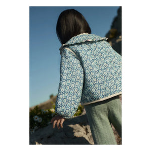 Louise Misha - Agara Patchwork Organic Cotton Jacket | Blue