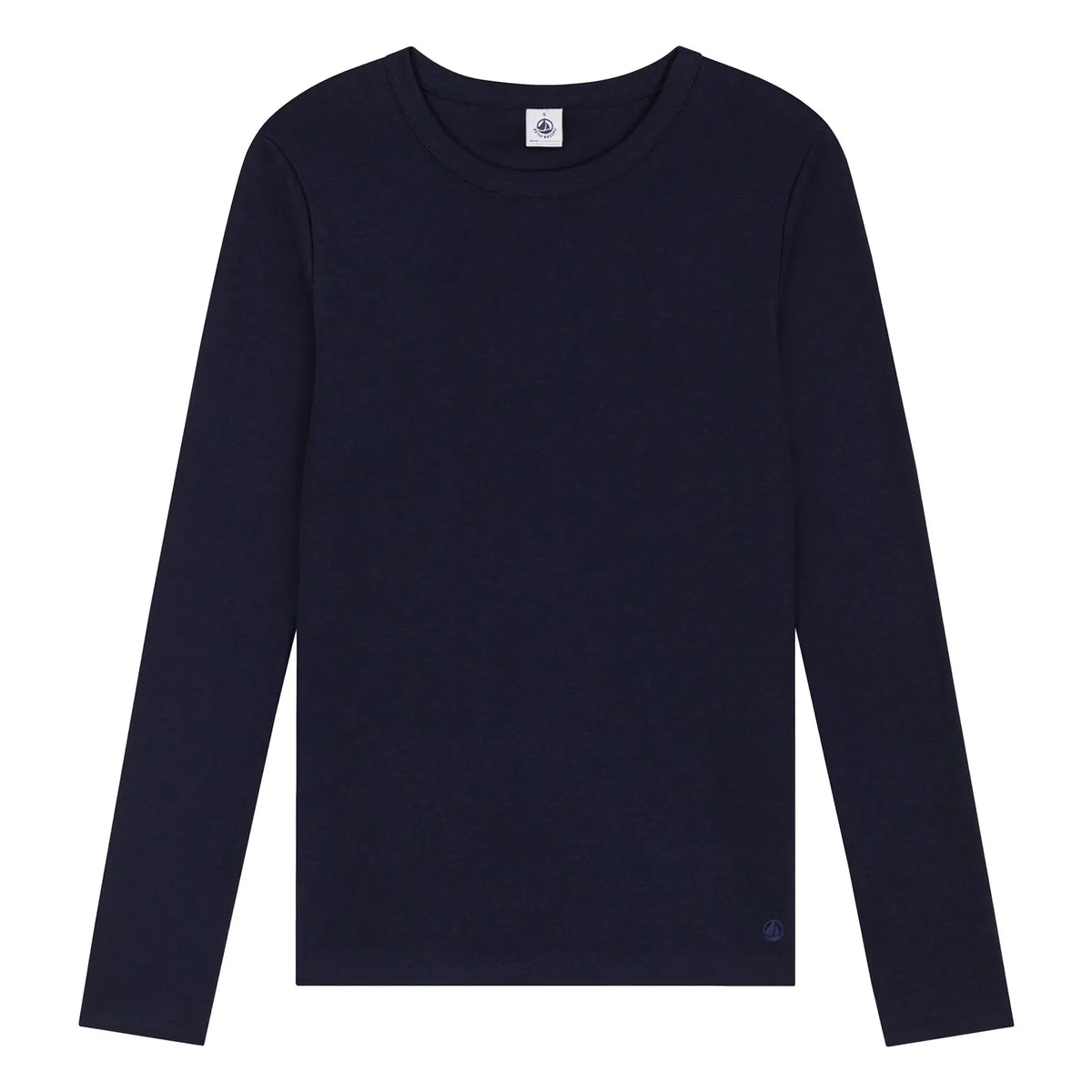 Petit Bateau - The Iconic Long Sleeve T-Shirt - Women's Collection | Navy Blue