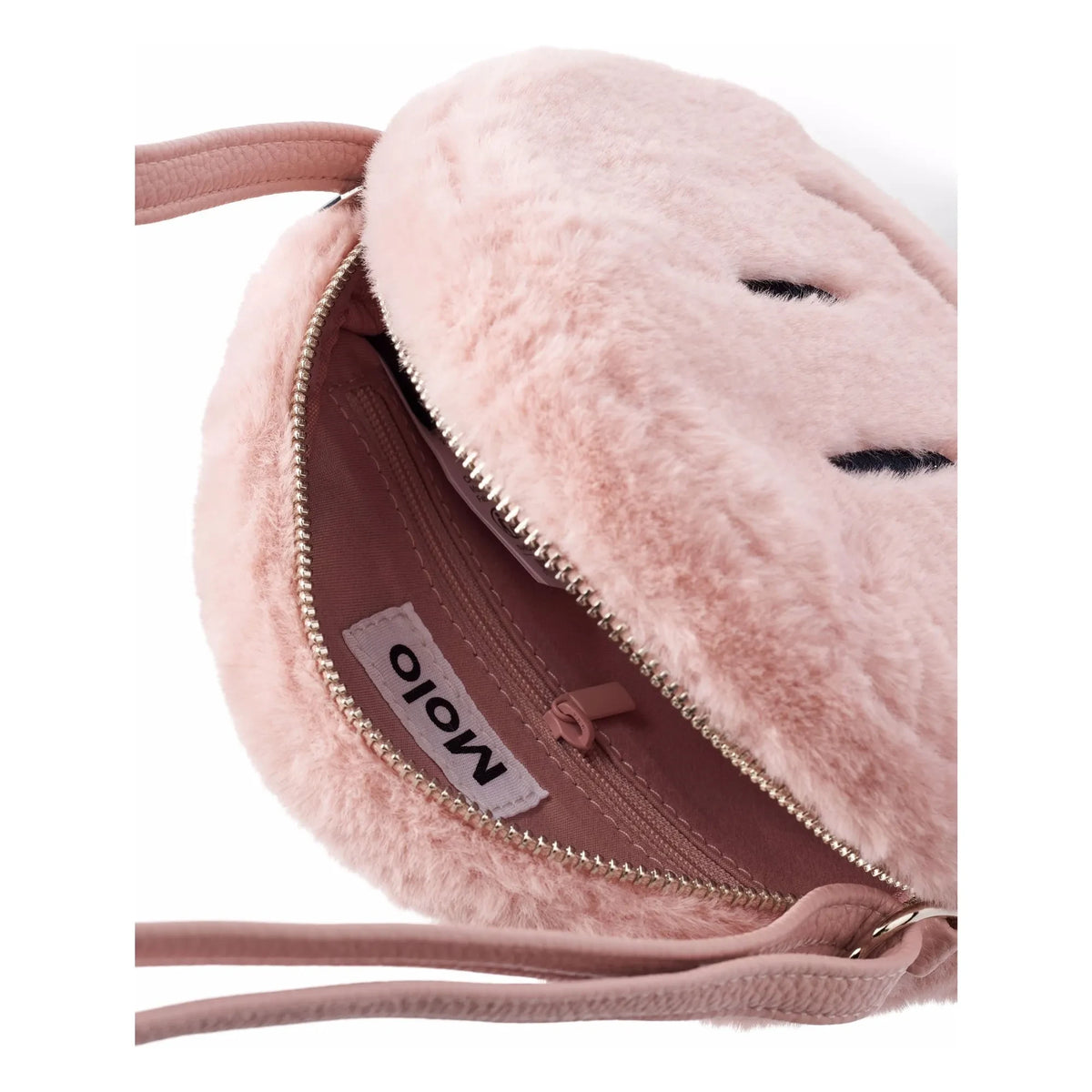 Molo - Smiley Fur Bag | Powder Pink