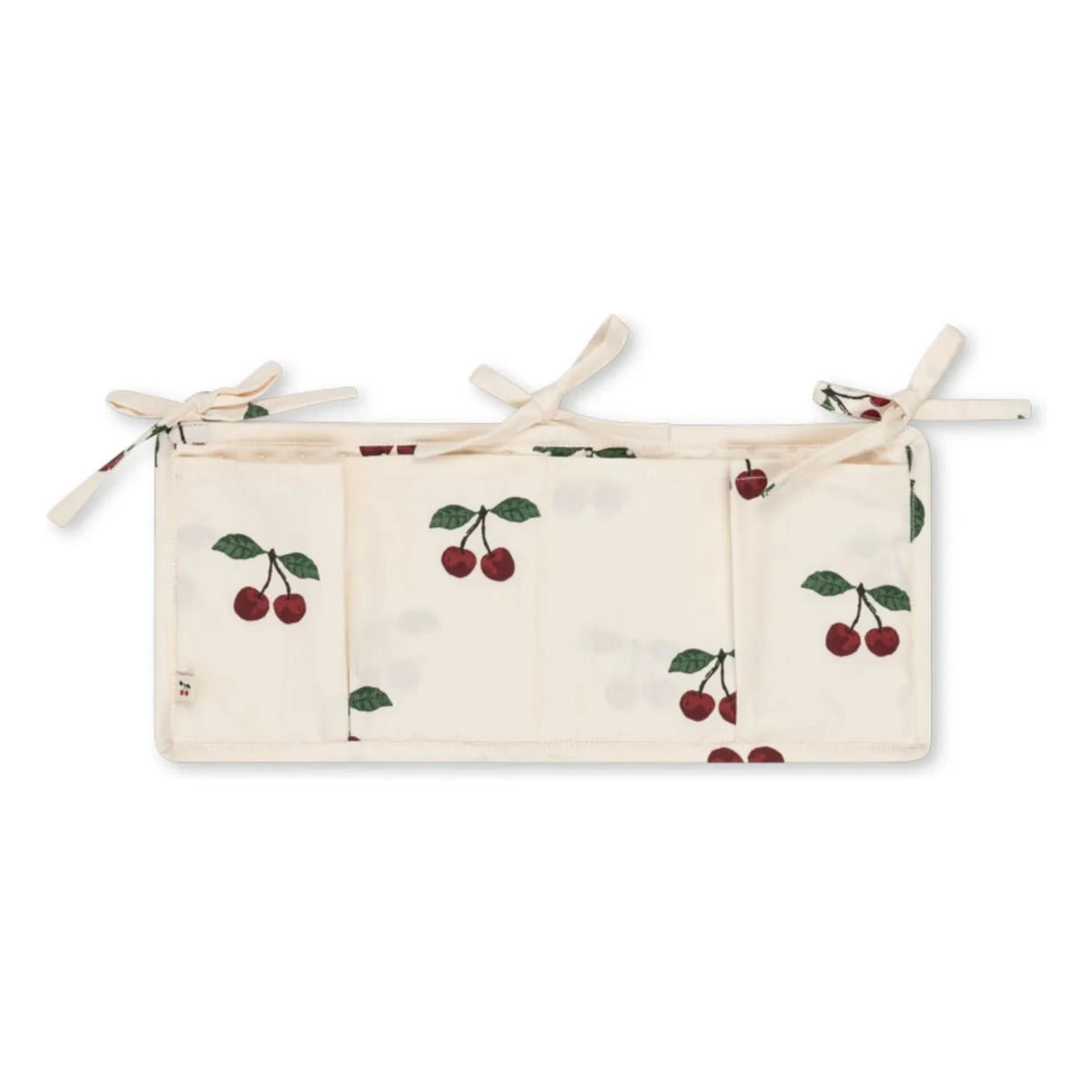 Konges Sløjd - Cherry Quilted Crib Pocket | Cherry Red