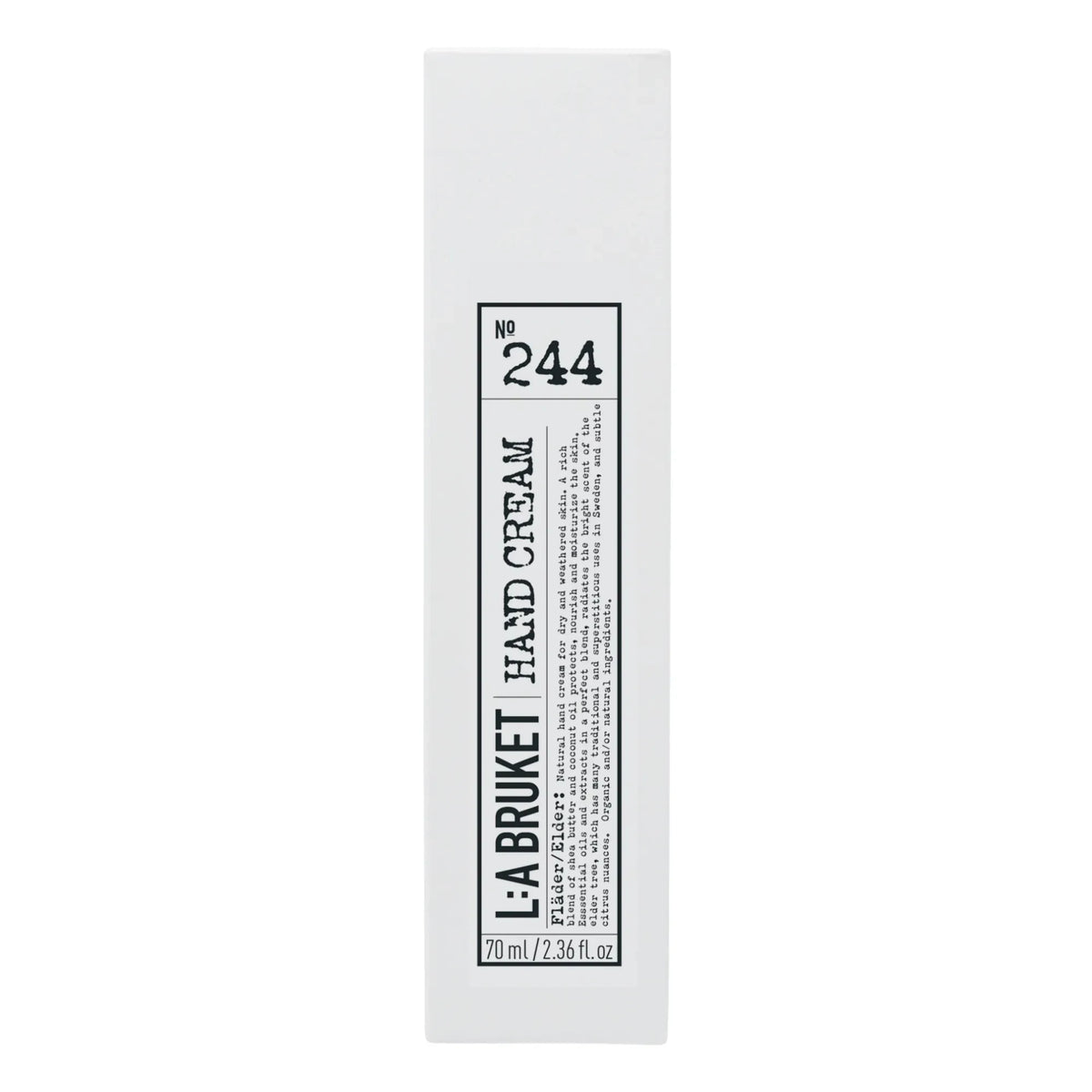 L:A BRUKET - 244 Elder Hand Cream 70 ml
