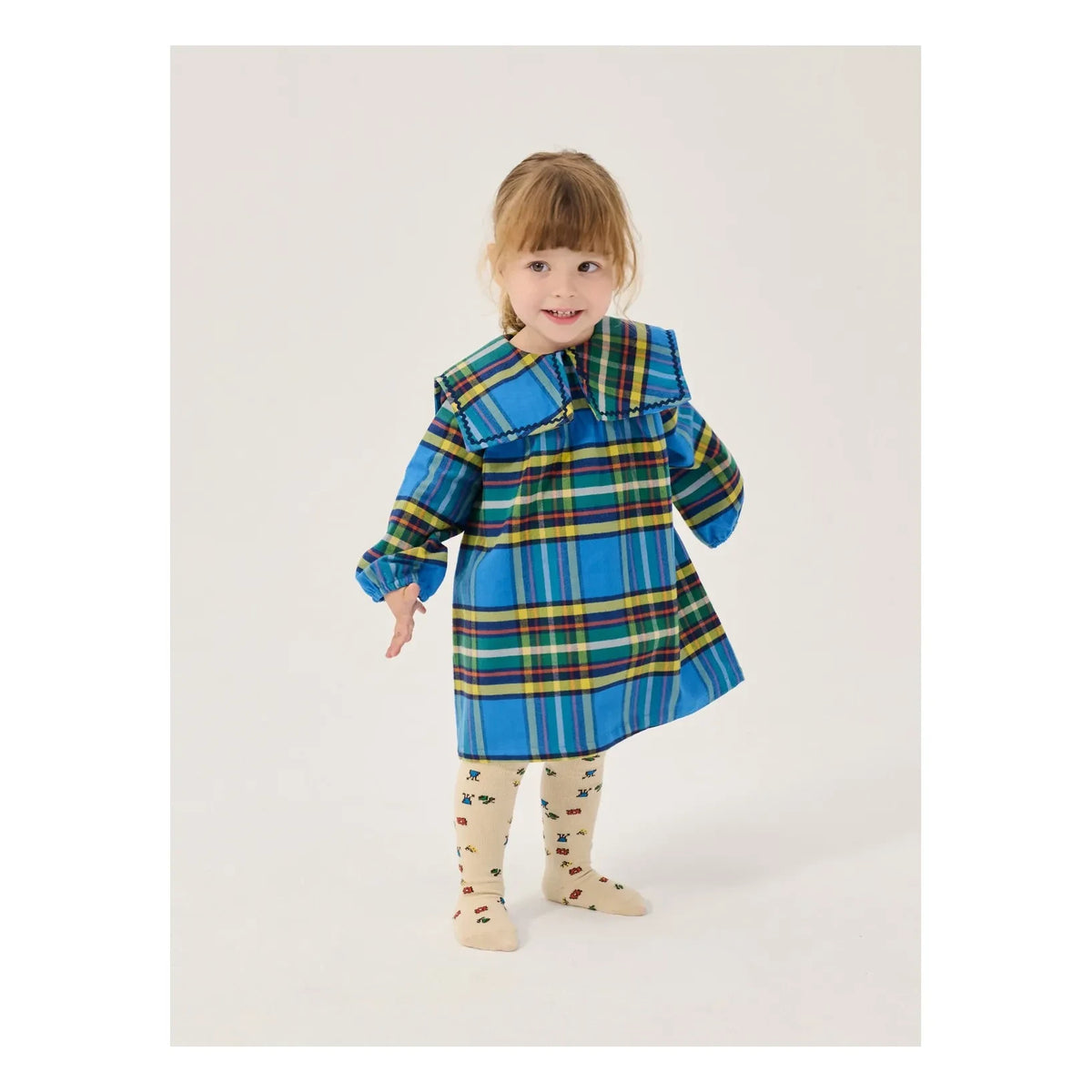 Bobo Choses - Carreaux Dress | Blue