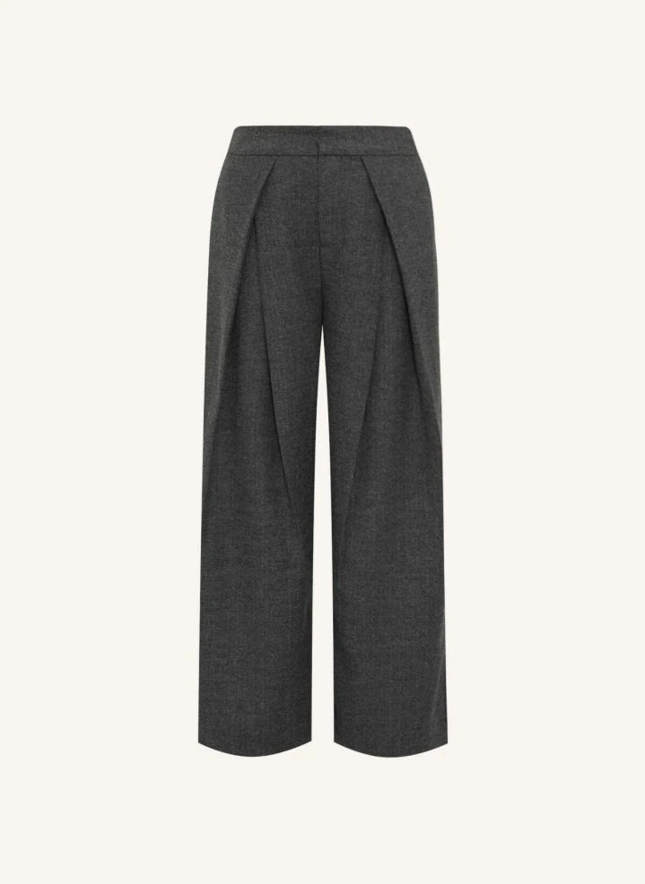 Lollys Laundry - Zola Wool Trousers | Grey
