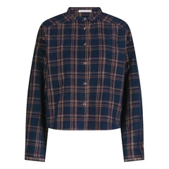 By Bar - Dean Checked Blouse | Brown