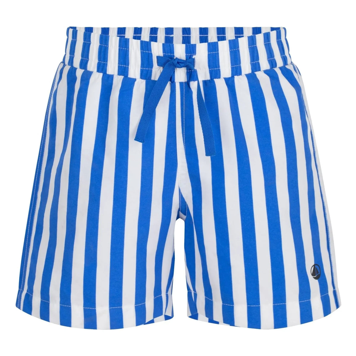 Petit Bateau - Recycled Fiber Striped Swim Shorts | Blue