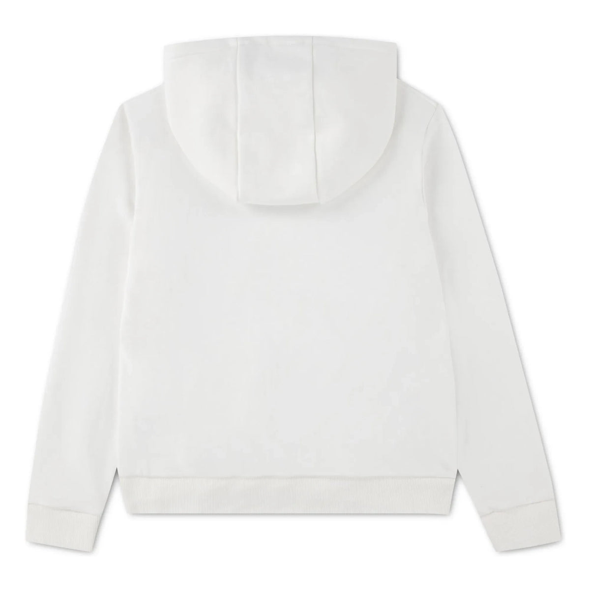 Lacoste - Hooded sweatshirt with logo embroidery Organic cotton | White