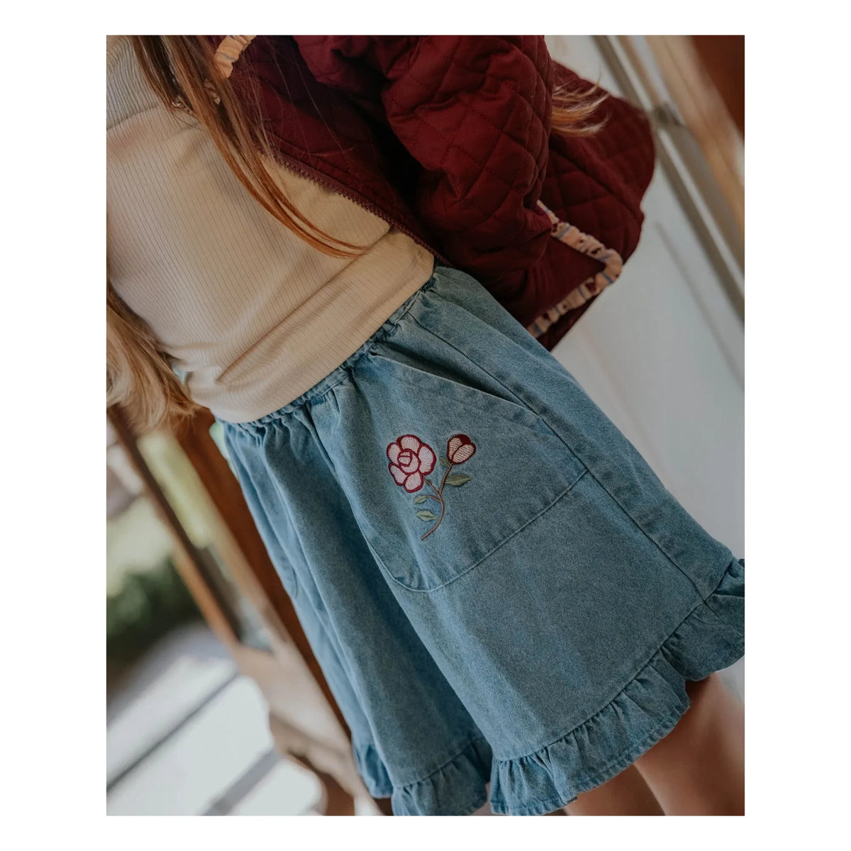 Fliink - Don Fleurs Skirt | Light Blue