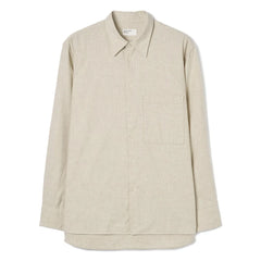Universal Works - Square Neck Cotton Shirt | Ecru