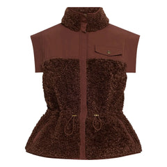 Ulla Johnson - Tariet Teddy Sleeveless Jacket | Burgundy
