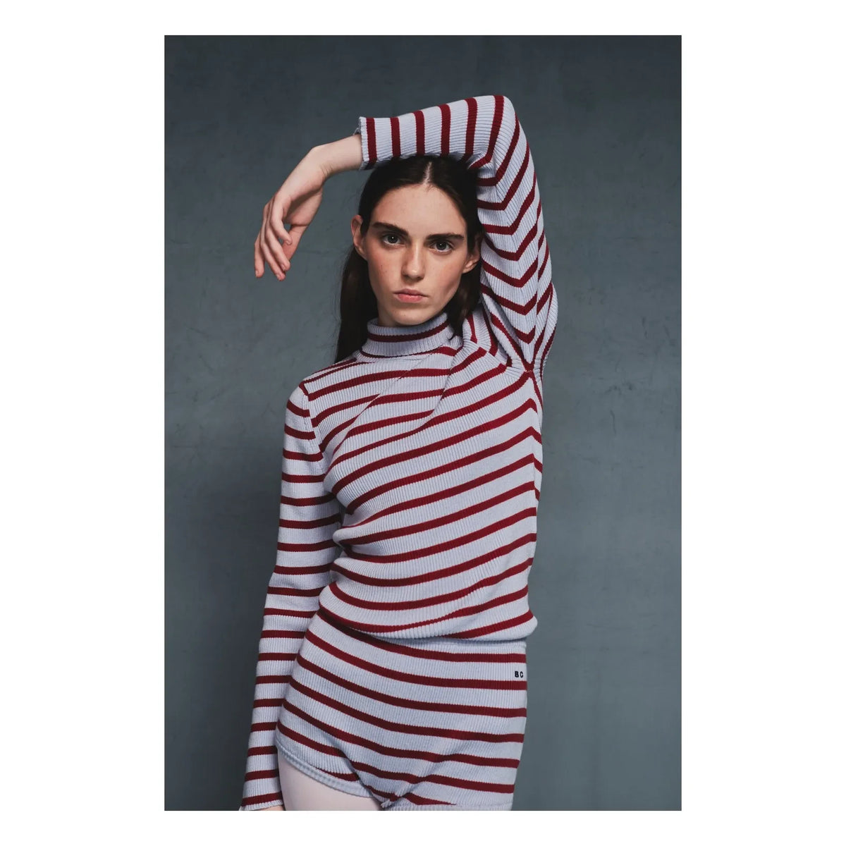 Bobo Choses - Striped Organic Cotton and Merino Wool Sweater | Light Blue