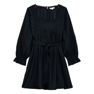 Louise Misha - Lauren organic cotton dress - Women's collection | Black