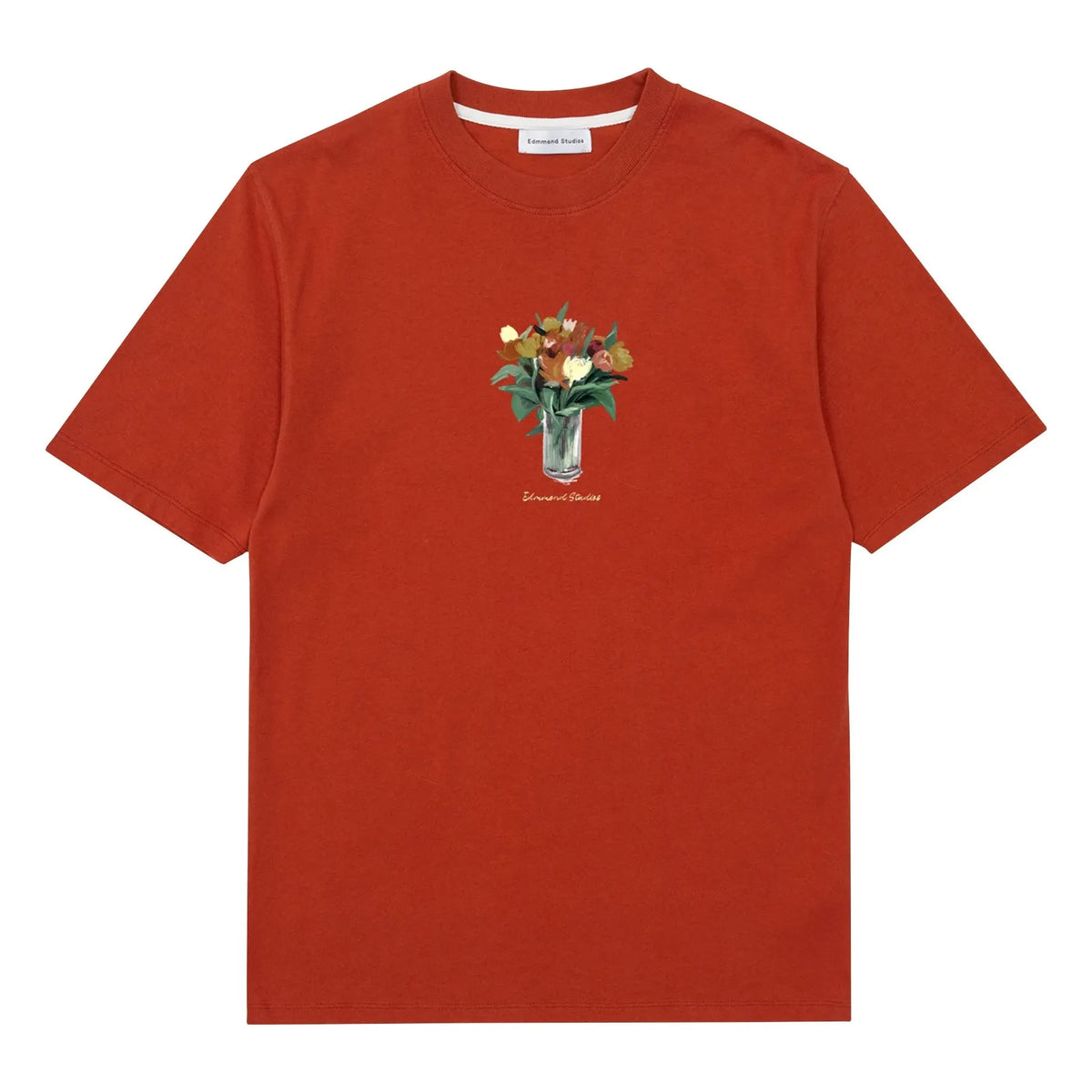 Edmmond Studios - Lush Cotton T-Shirt | Red Ochre