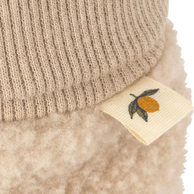 Konges Sløjd - Safa Recycled Fiber Sherpa Slippers | Beige
