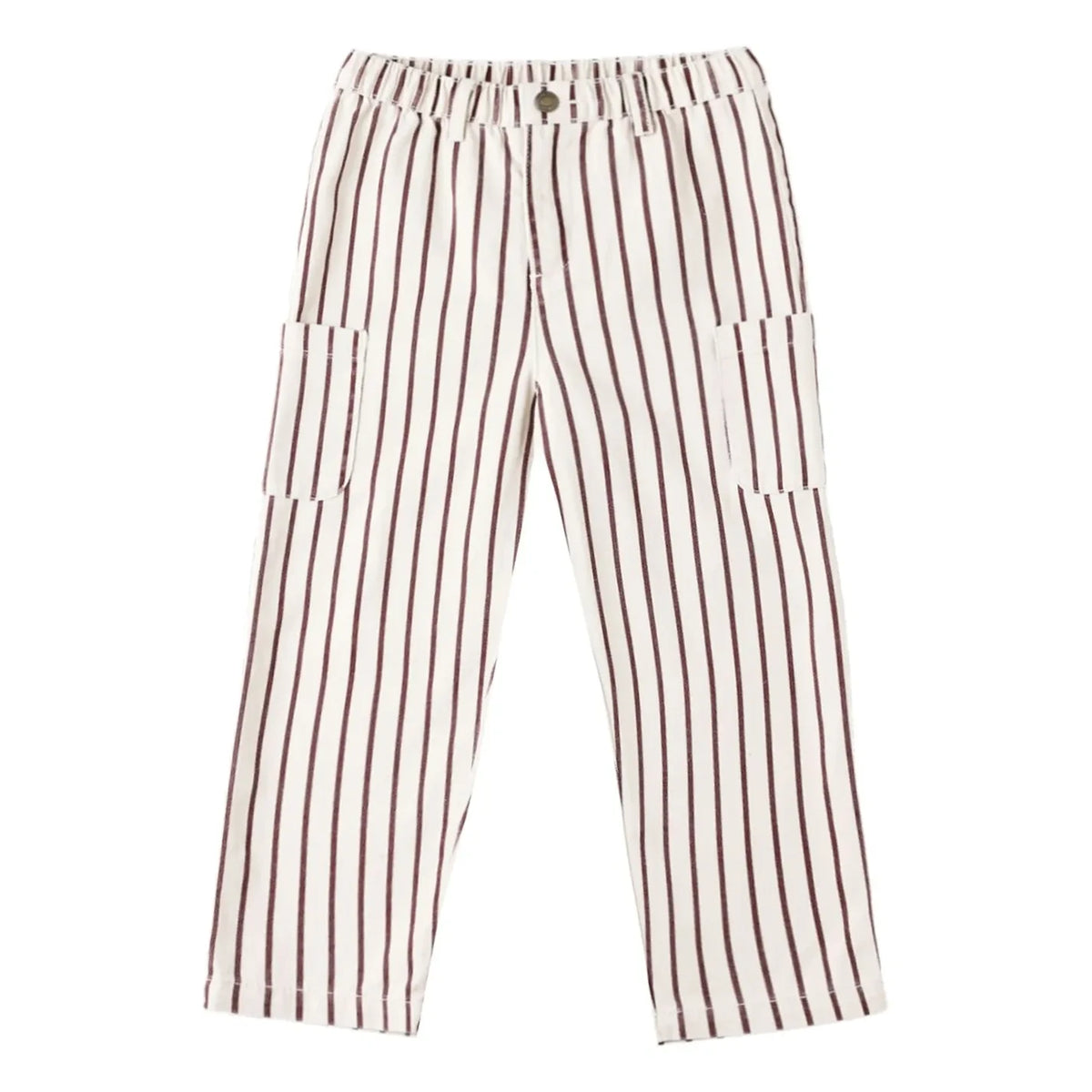 Rylee + Cru - Cargo Pants Striped | Ecru