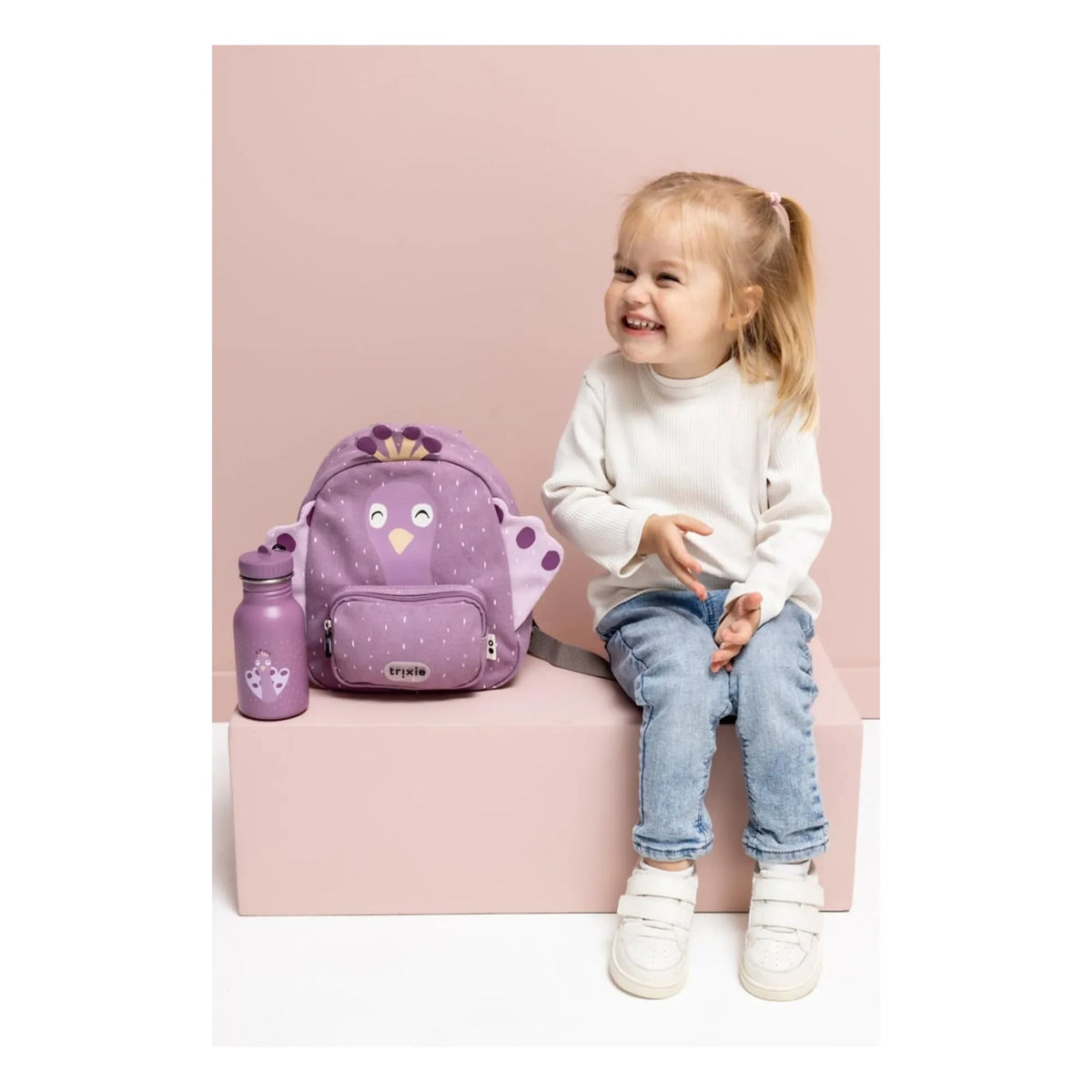 Trixie - Mrs. Peacock 350ml water bottle | Purple