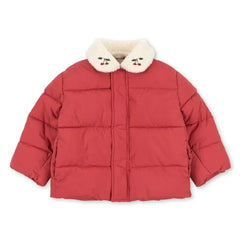Konges Sløjd - Alpi Cerises Recycled Fiber-Filled Down Coat | Red